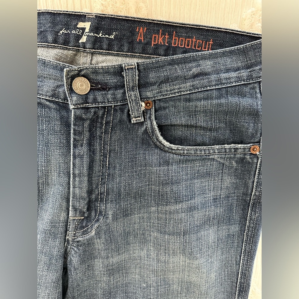 7 For All Mankind Dark Blue Denim Jeans for men - waist 29